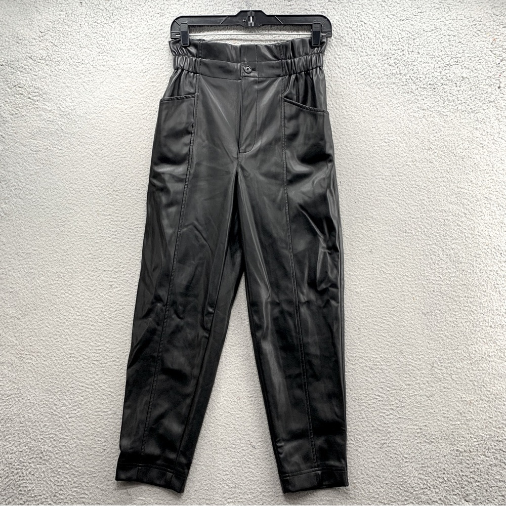 Madewell Black Vegan Leather Pants